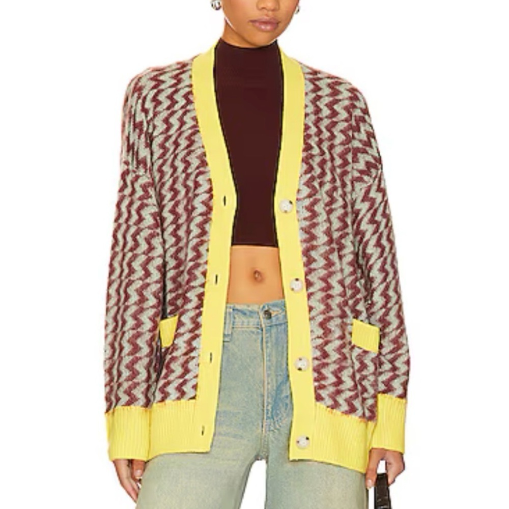 Revolve Daydreamer Zig Zag Cardigan